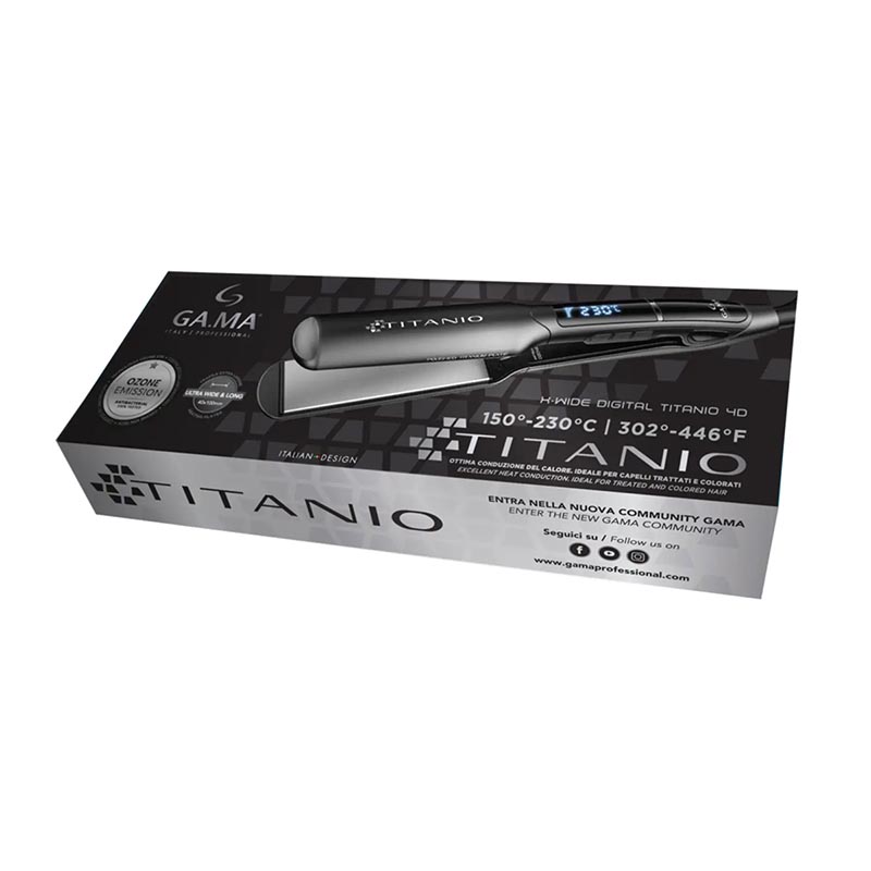 HOT Hair Straightener Gama X Wide Digital Keration GAMA X
