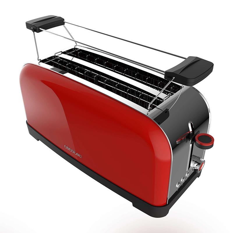 CECOTEC TOASTIN' TIME 1500 RED 04827 4-Slice Toaster 1500 W - Main Image